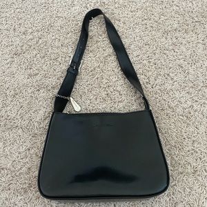 Vintage black lancel shoulder purse